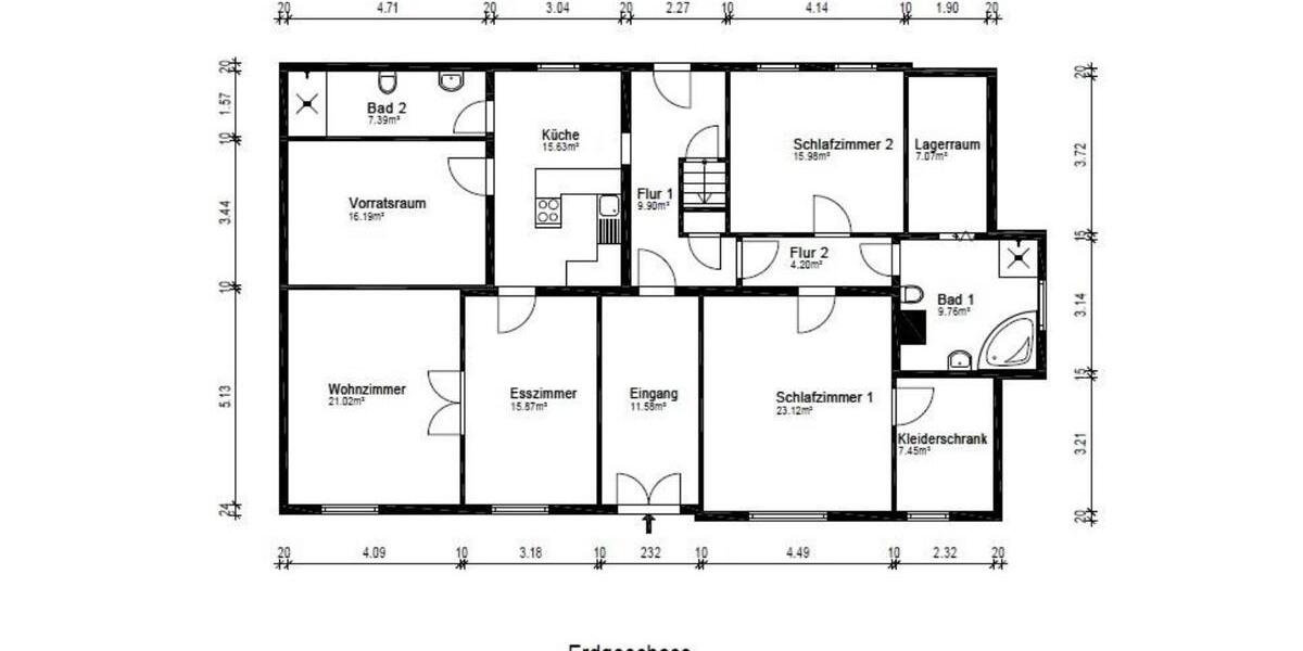 Einfamilienhaus Löwenberger Land - 7 Zimmer, 300 m&sup2;, 285.000&euro; | Angebot:26966042