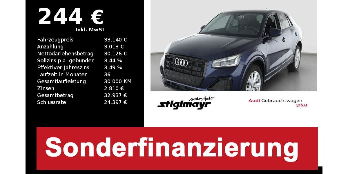 Audi Q2 6.415 km 32.440 &euro; Pfaffenhofen 85276
