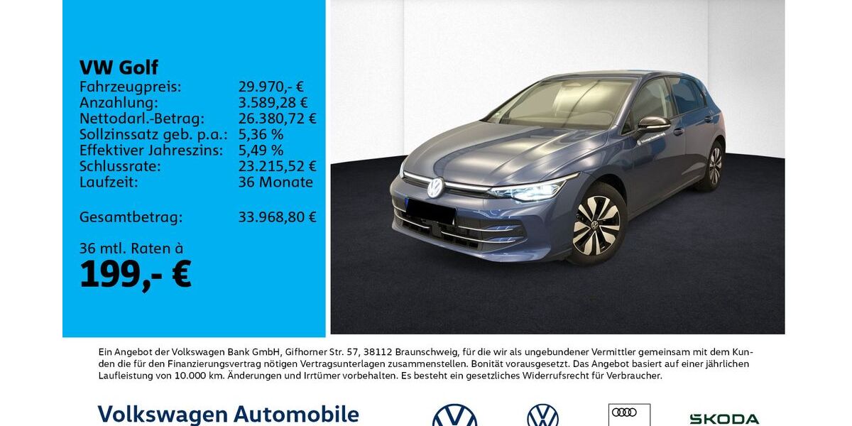 VW Golf 8.700 km 29.290 &euro; Leipzig 04277