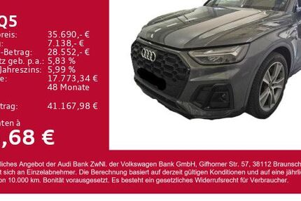 Audi Q5 53.400 km 35.690 € Gersthofen 86368