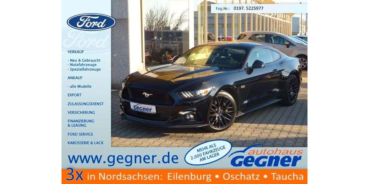 Ford Mustang 52.000 km 29.740 &euro; Eilenburg 04838