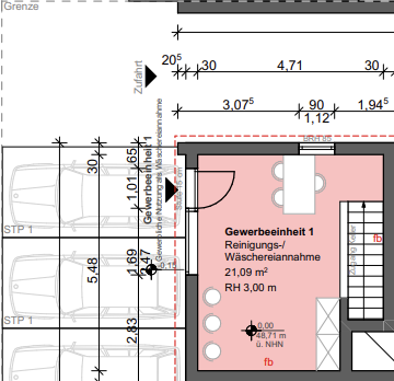 Attraktive Gewerbeeinheit mit Schaufensterfront, Lager & Stellplätzen zu Mieten zimmer