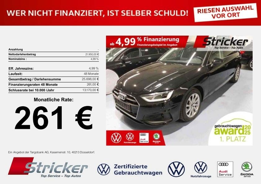 Audi A4 53.876 km 21.949 &euro; Horn-Bad Meinberg 32805