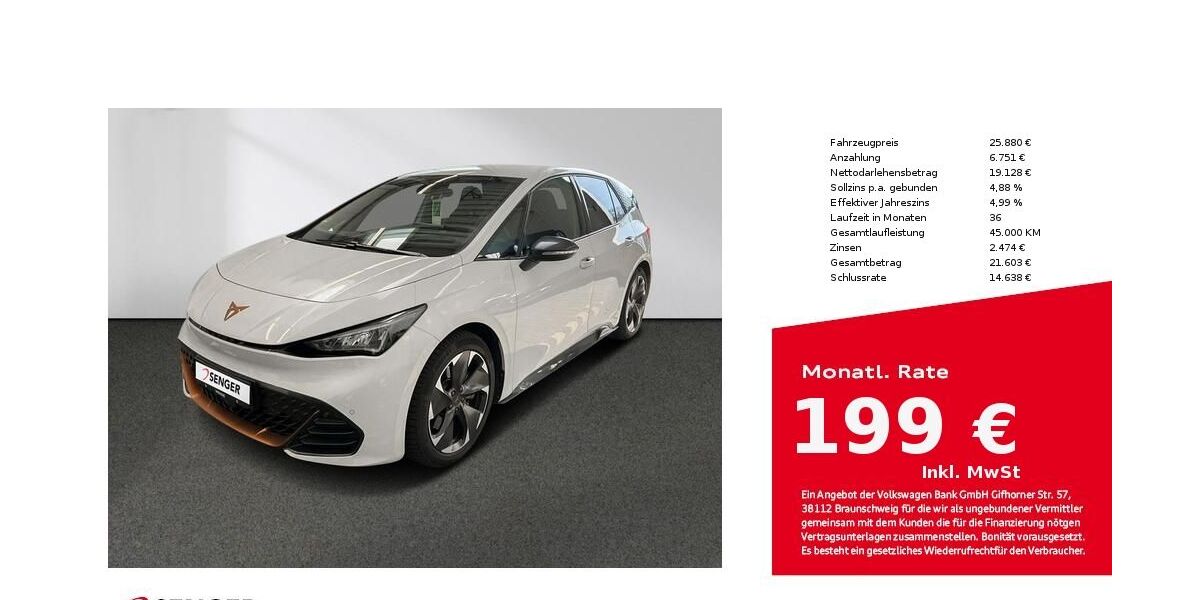Cupra Born 95.348 km 25.880 &euro; Bielefeld 33609