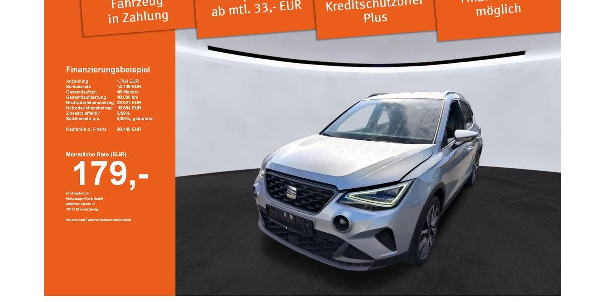 Seat Arona 29.080 km 20.789 &euro; Kaufbeuren 87600
