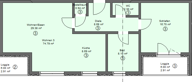 Wohnung zum Kaufen in Mannheim 219.500 € 81 m²