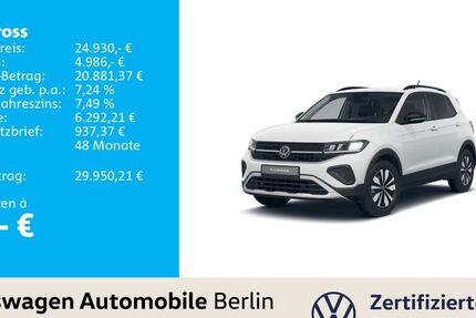 VW T-Cross 4.876 km 24.930 &euro; Berlin 12681