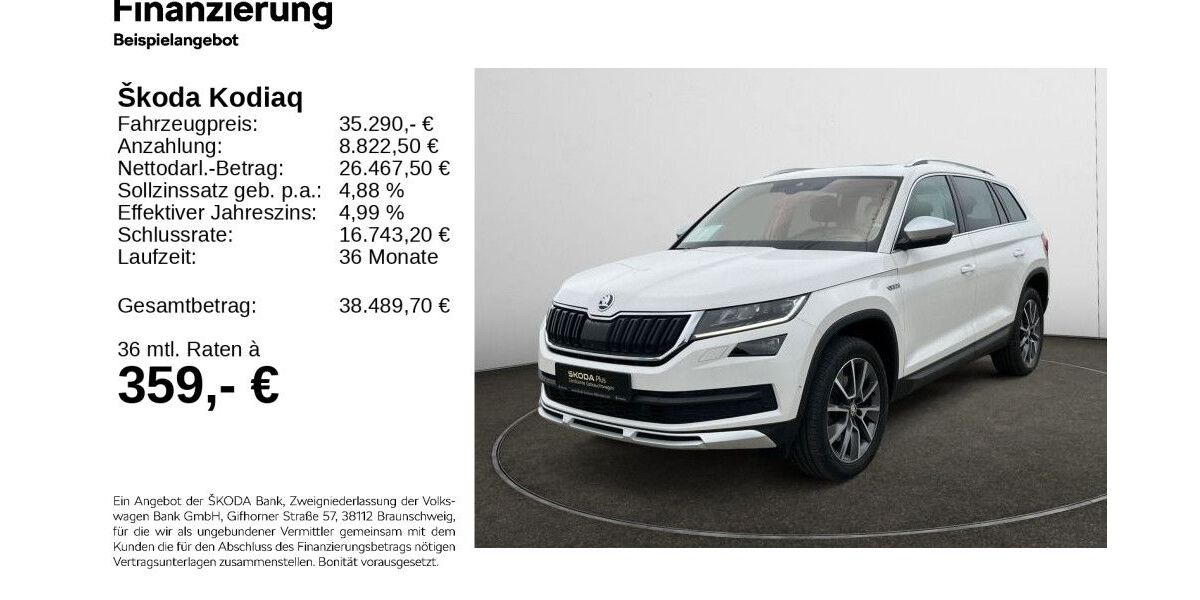 Skoda Kodiaq 61.598 km 34.990 &euro; Hildesheim 31137