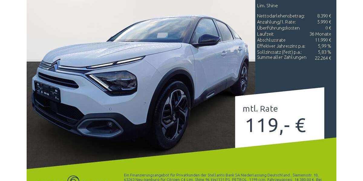 Citroen C4 44.150 km 14.880 &euro; Borken 46325