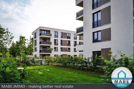 Grüne Oase: Großzügige 2-Zimmer-Wohnung mit Terrassen und Privatgarten 2 zimmer