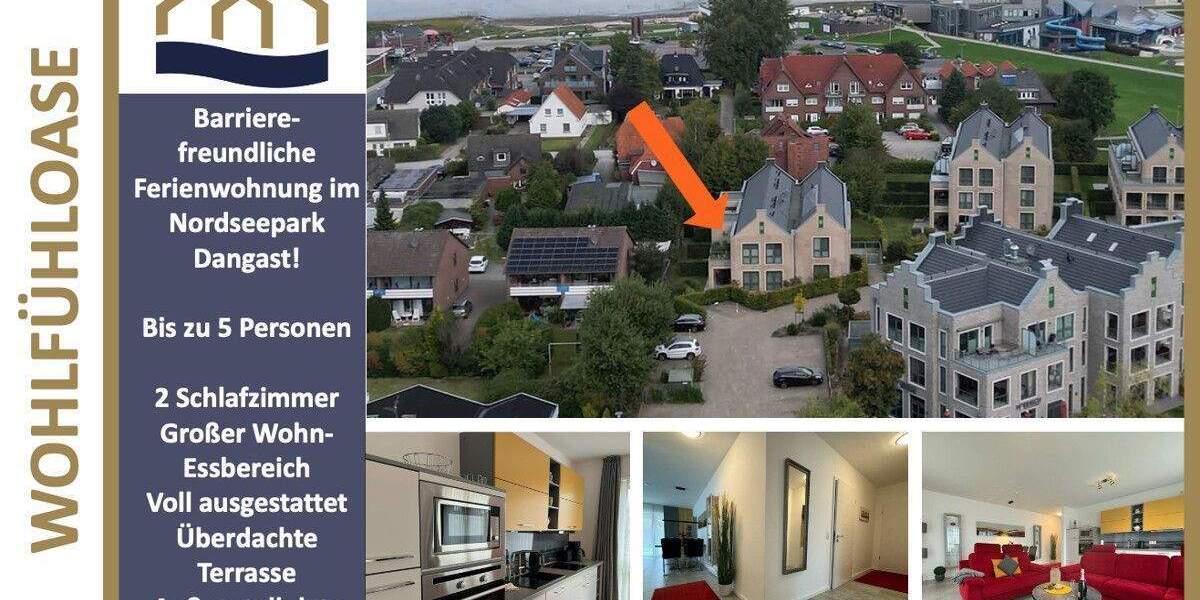 *Einzigartige EG Wohnung im Nordsee Park Dangast in erster Reihe zum Deich* -Baujahr 2016 3 zimmer
