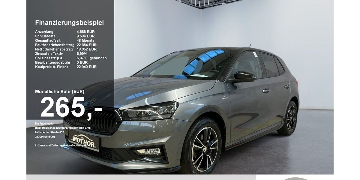 Skoda Fabia 16.761 km 22.340 &euro; Brandenburg 14770