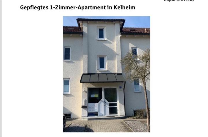 1 Zimmer Apartment mit Einbauküche
