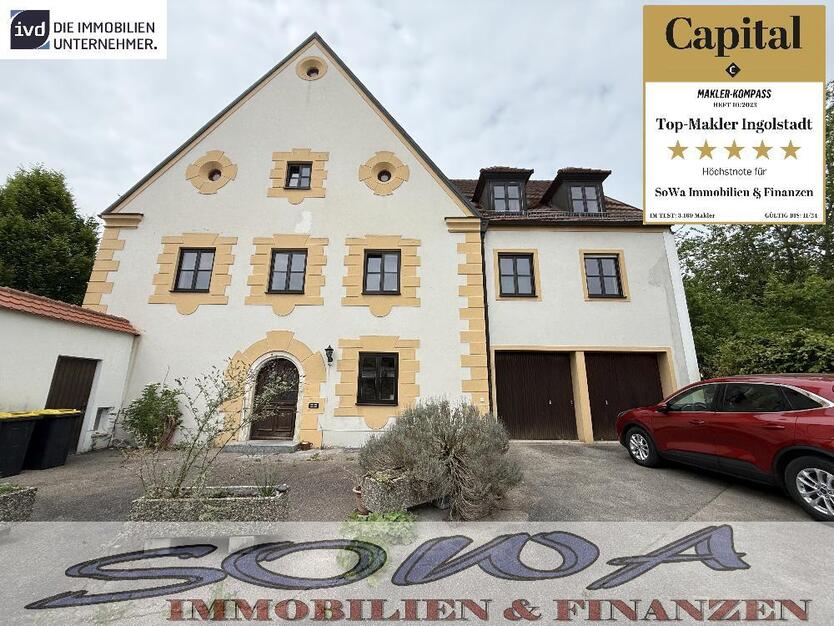 Attraktives Mehrfamilienhaus mit 5 Wohneinheiten, zwei Garagen und Garten in zentraler Lage in Neuburg - Ein Objekt von Ihrem Immobilienpartner SOWA Immobilien und Finanzen