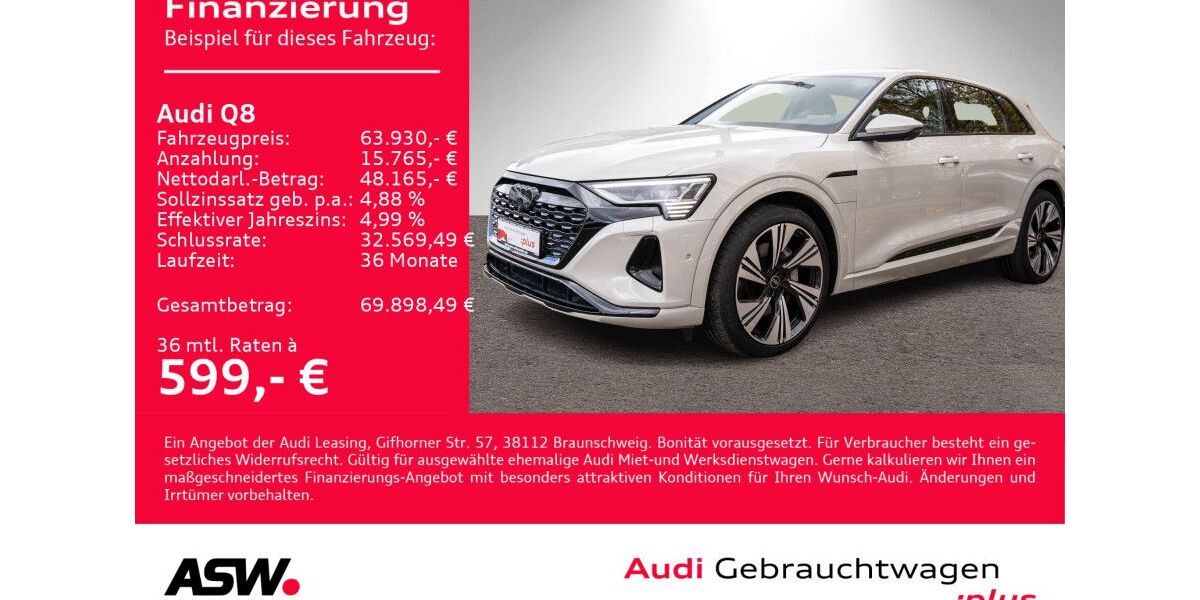 Audi Q8 e-tron 4.990 km 59.990 &euro; Heilbronn 74074