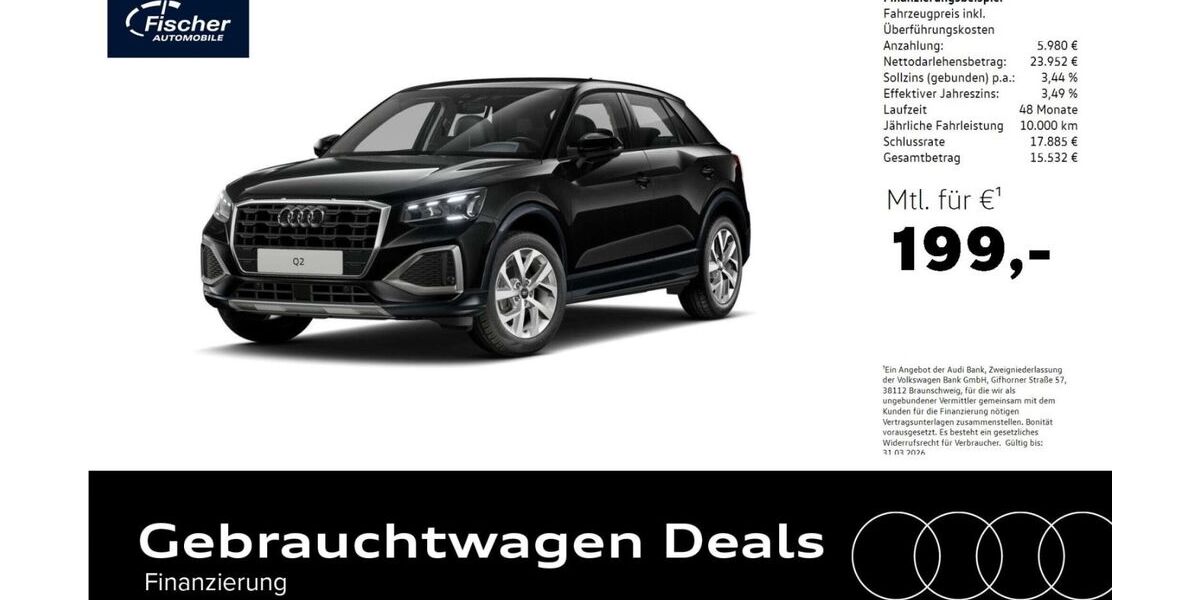 Audi Q2 25.109 km 29.480 &euro; Ursensollen 92289