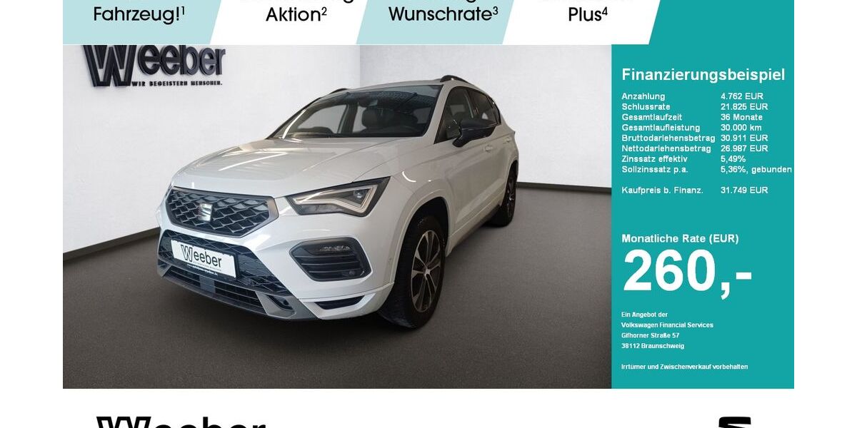 Seat Ateca 19.931 km 31.299 &euro; Leonberg 71229
