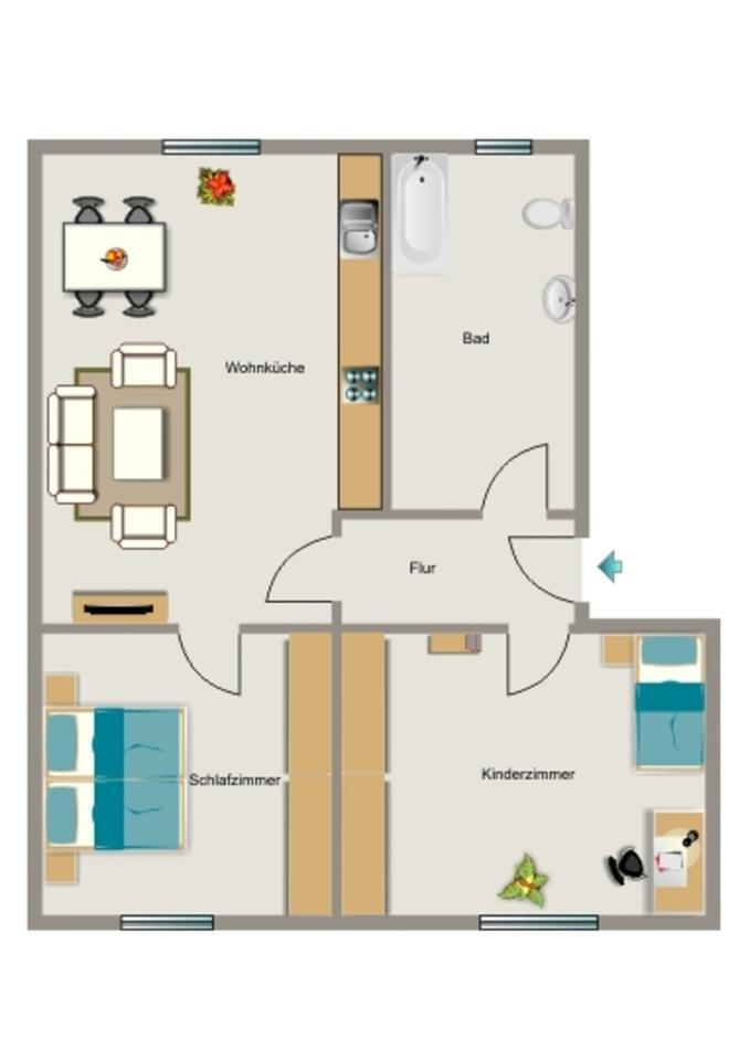 Demnächst frei! 3-Zimmer-Wohnung in Marl Hüls