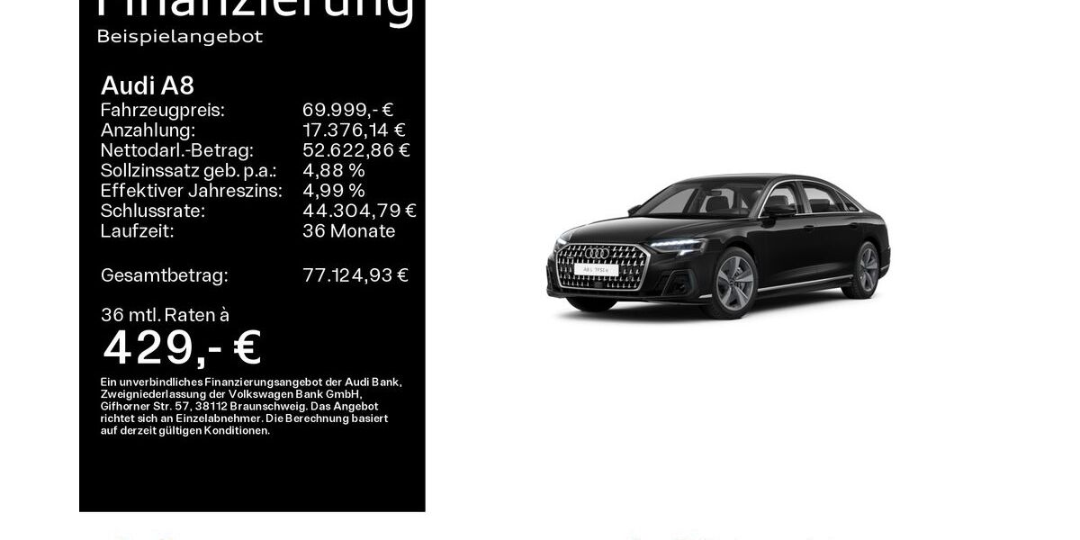 Audi A8 32.700 km 69.999 &euro; Hanau 63452