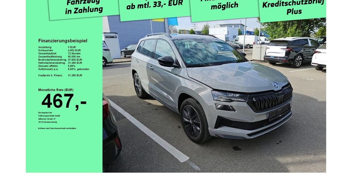 Skoda Karoq 50.405 km 31.100 &euro; Memmingen 87700