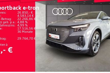 Audi Q4 e-tron 13.828 km 26.450 € Frankfurt am Main 60314
