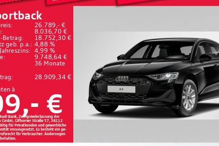 Audi A3 29.537 km 26.789 &euro; Eching 85386