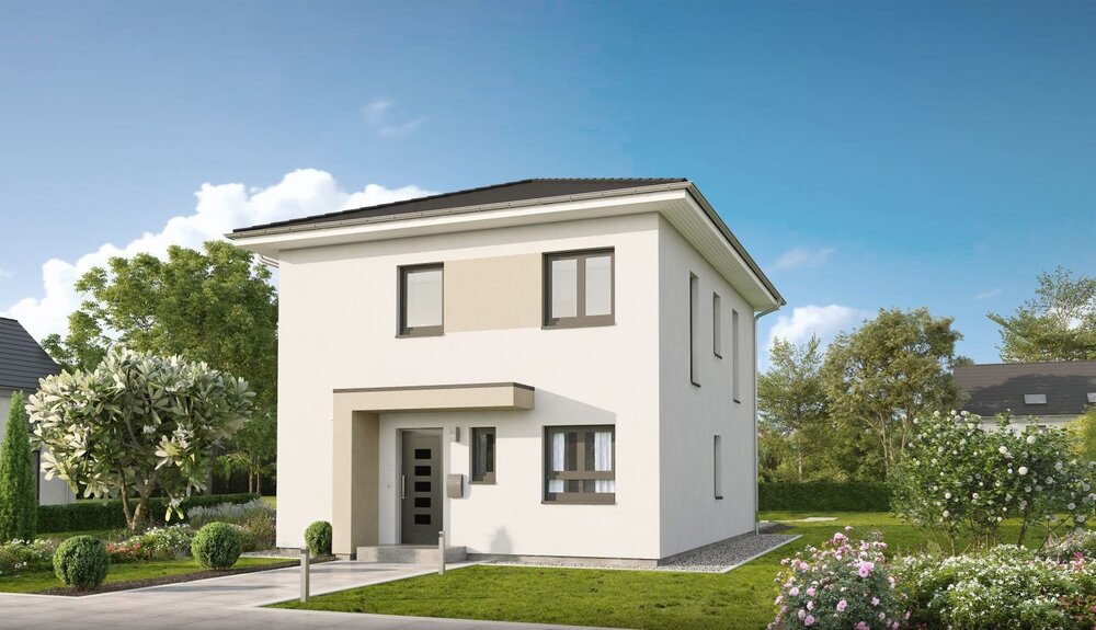 Kürbis vor der Tür statt Nachbar vor der Nase - Einfamilienhaus Gerstetten | Angebot:27346277
