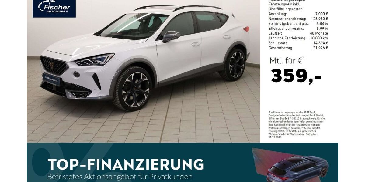 Cupra Formentor 26.887 km 33.980 &euro; Amberg 92224