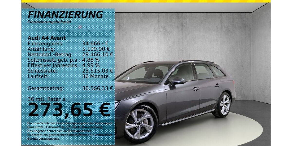 Audi A4 17.350 km 34.666 &euro; Auerbach/Rebesgrün 08209