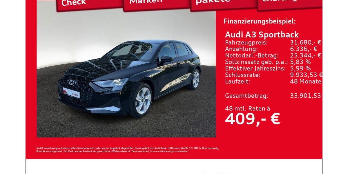 Audi A3 15.124 km 29.670 &euro; Hamburg 22419