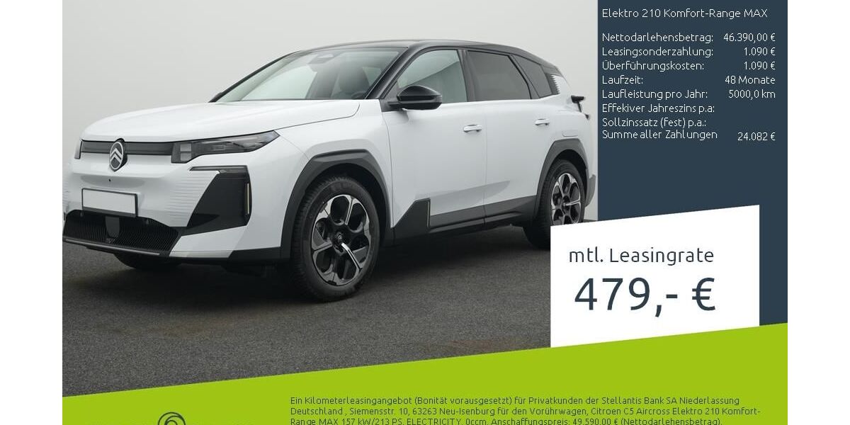 Citroen C5 Aircross 1.500 km 46.390 &euro; Bocholt 46395