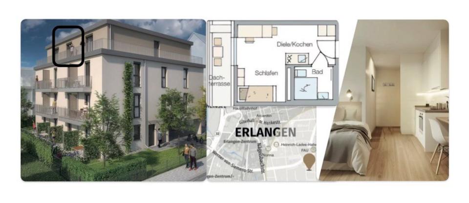 Einfamilienhaus Buckenhof - 1 Zimmer, 22 m&sup2;, 795&euro; | Angebot:24582817