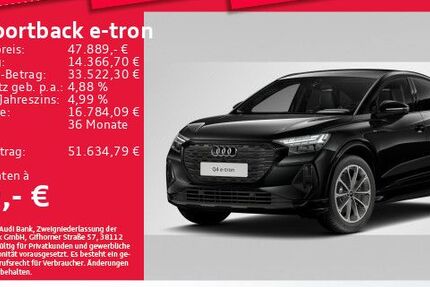 Audi Q4 e-tron 8.335 km 47.889 &euro; Eching 85386