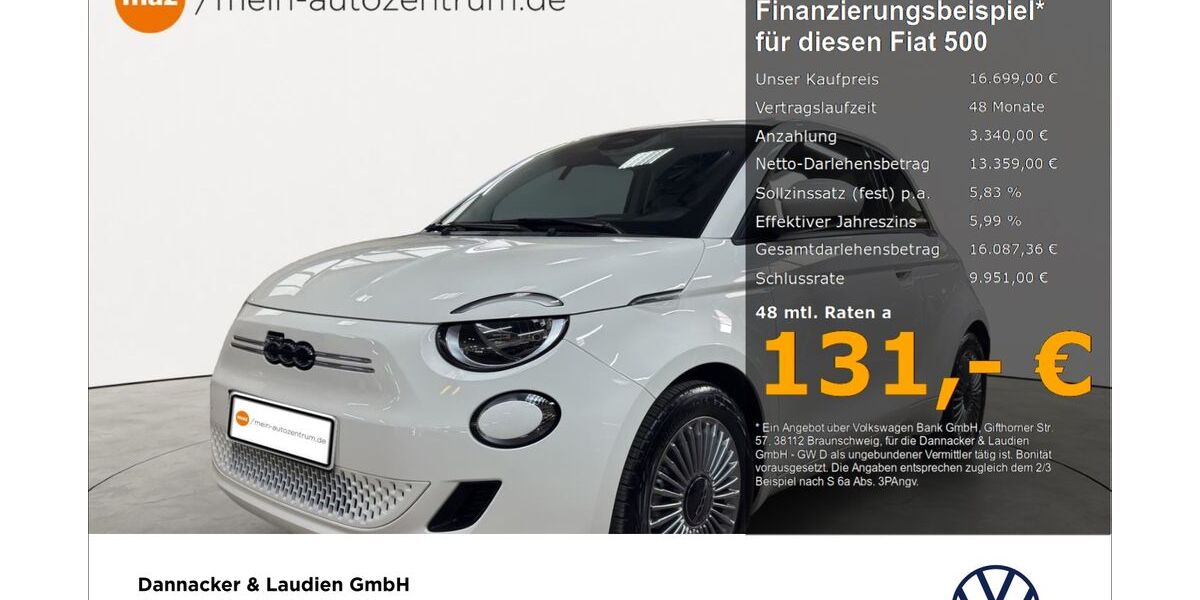 Fiat 500 13.661 km 16.699 &euro; Lüneburg 21337