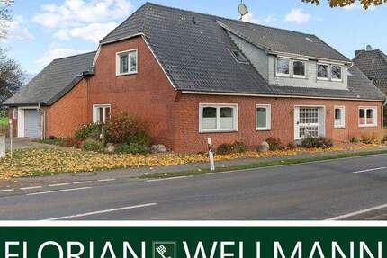 Twistringen | Attraktives Ein- bis Zweifamilienhaus mit historischem Charme und Doppelgarage auf großem Grundstück 8 zimmer