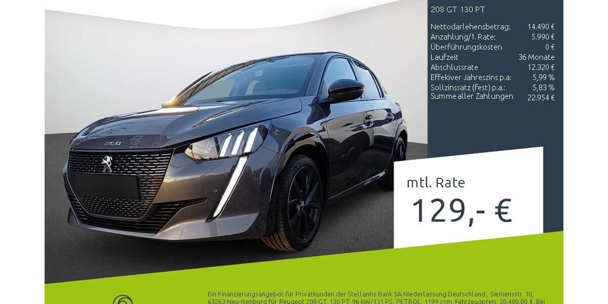 Peugeot 208 26.046 km 19.780 &euro; Borken 46325