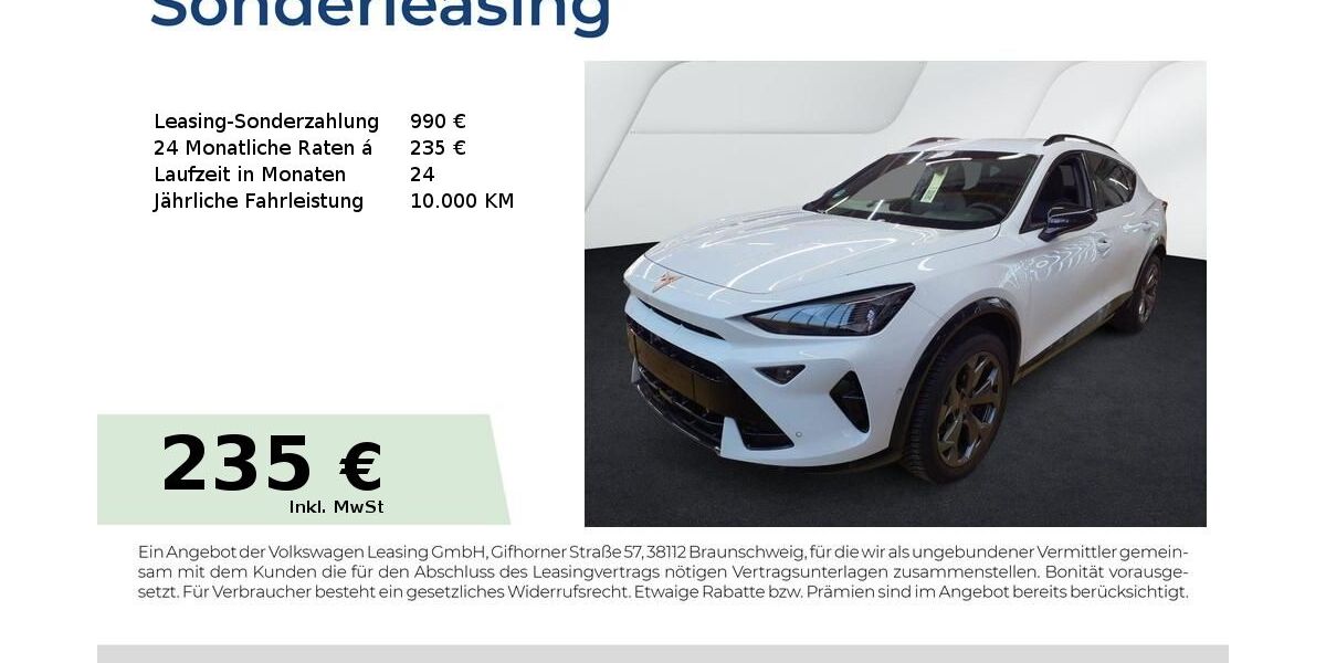 Cupra Formentor 20.400 km 30.950 &euro; Roth 91154