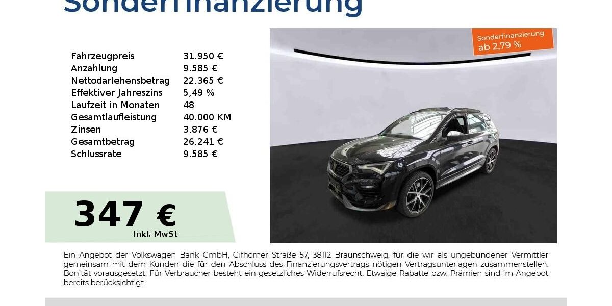 Cupra Ateca 26.750 km 31.950 &euro; Nürnberg 90441