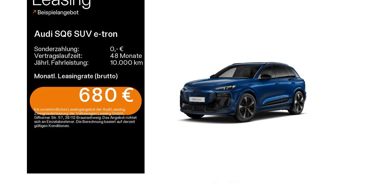 Audi SQ6 e-tron 9.900 km 80.699 &euro; Büdingen-Düdelsheim 63654