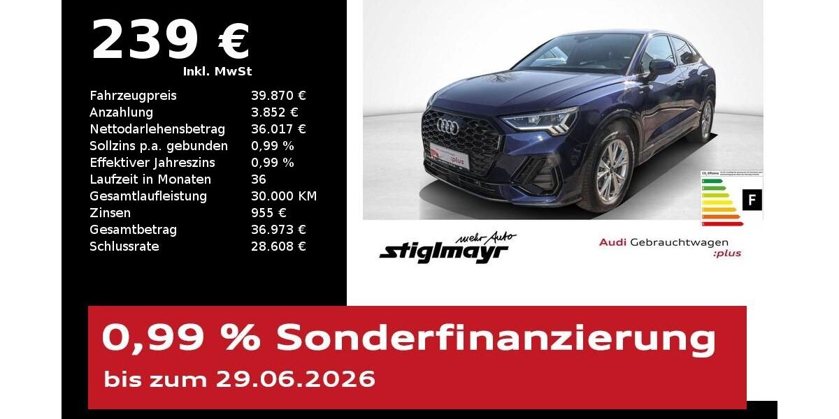 Audi Q3 19.554 km 36.940 &euro; Pfaffenhofen 85276