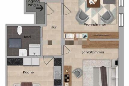 2-Zimmer Wohnung in Hemmoor 1. OG zum 01.04.26 2 zimmer