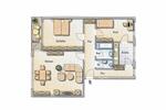 Etagenwohnung Kassel Nordshausen - 3 Zimmer, 75 m&sup2;, 662&euro; | Angebot:26306984