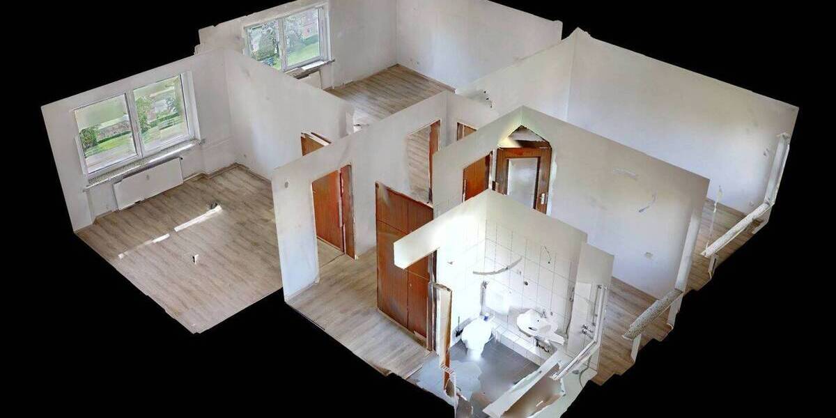 Etagenwohnung Rendsburg Schleife - 3 Zimmer, 78 m&sup2;, 710&euro; | Angebot:26875117