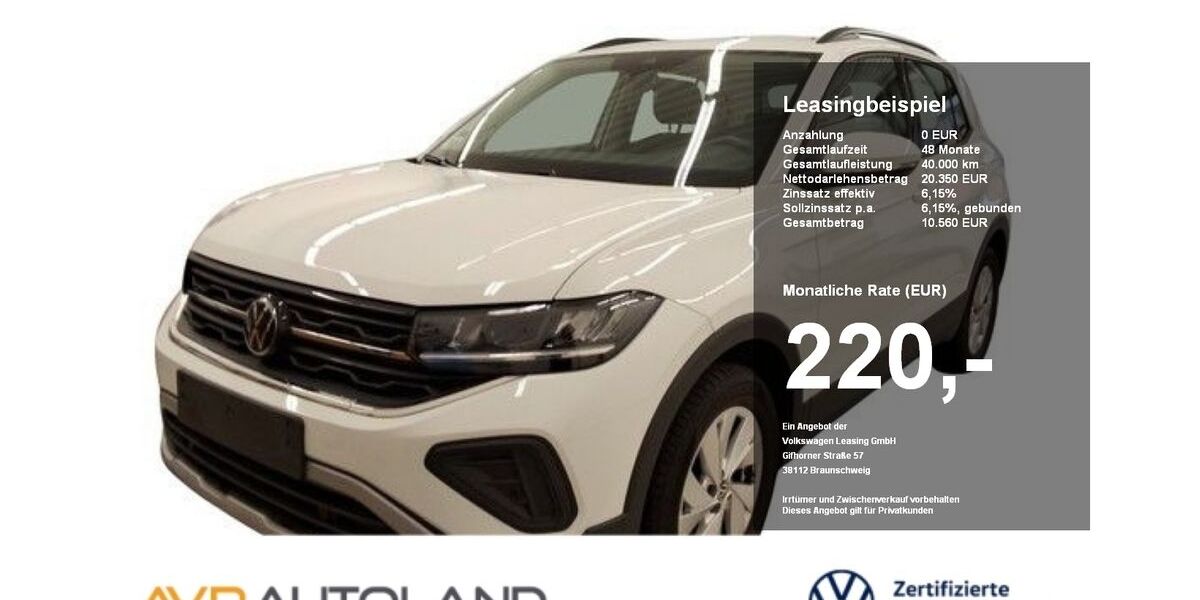 VW T-Cross 7.266 km 20.350 &euro; Burghausen 84489