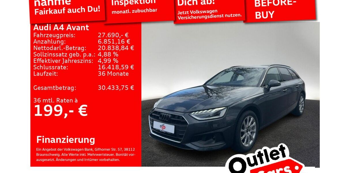 Audi A4 57.468 km 27.360 &euro; Senden 89250