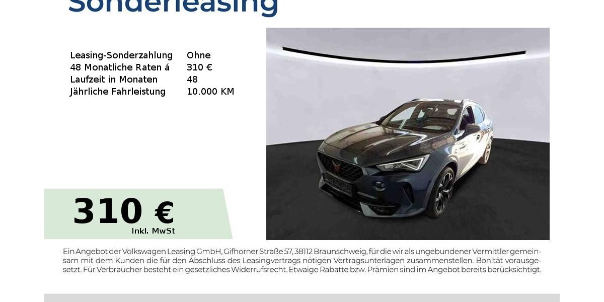 Cupra Formentor 39.966 km 23.940 &euro; Bernburg 06406