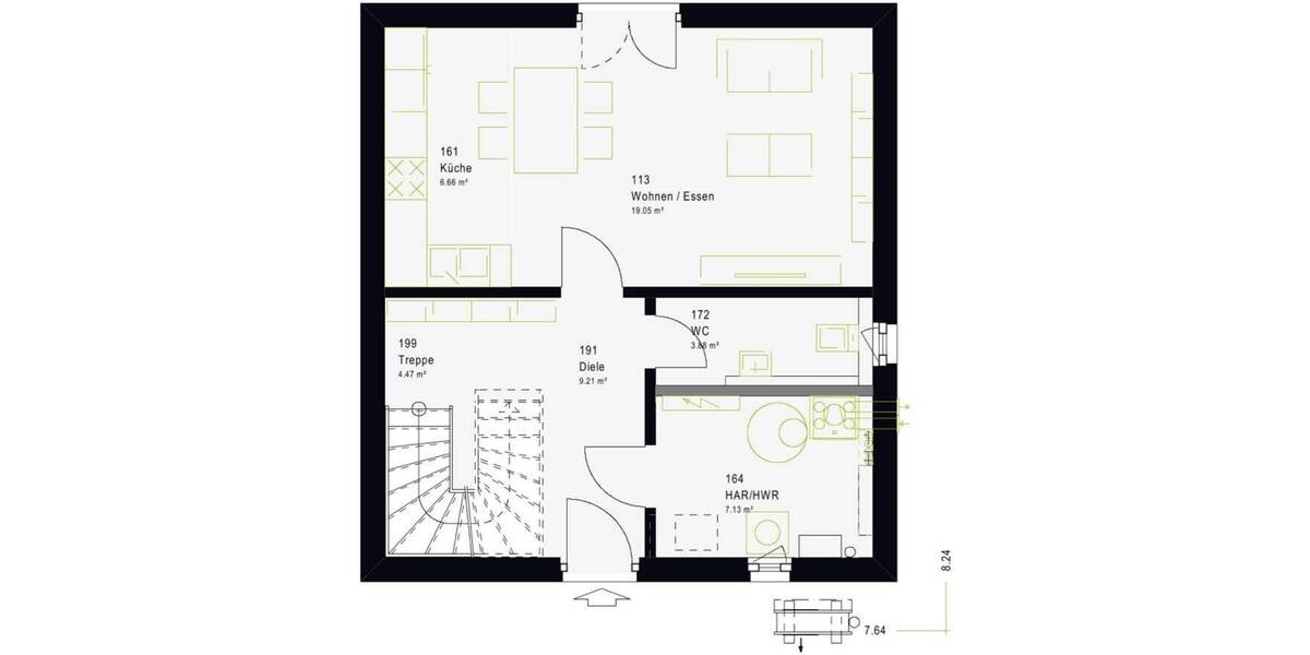 Einfamilienhaus Mössingen Talheim - 3 Zimmer, 98 m&sup2;, 443.179&euro; | Angebot:26859312