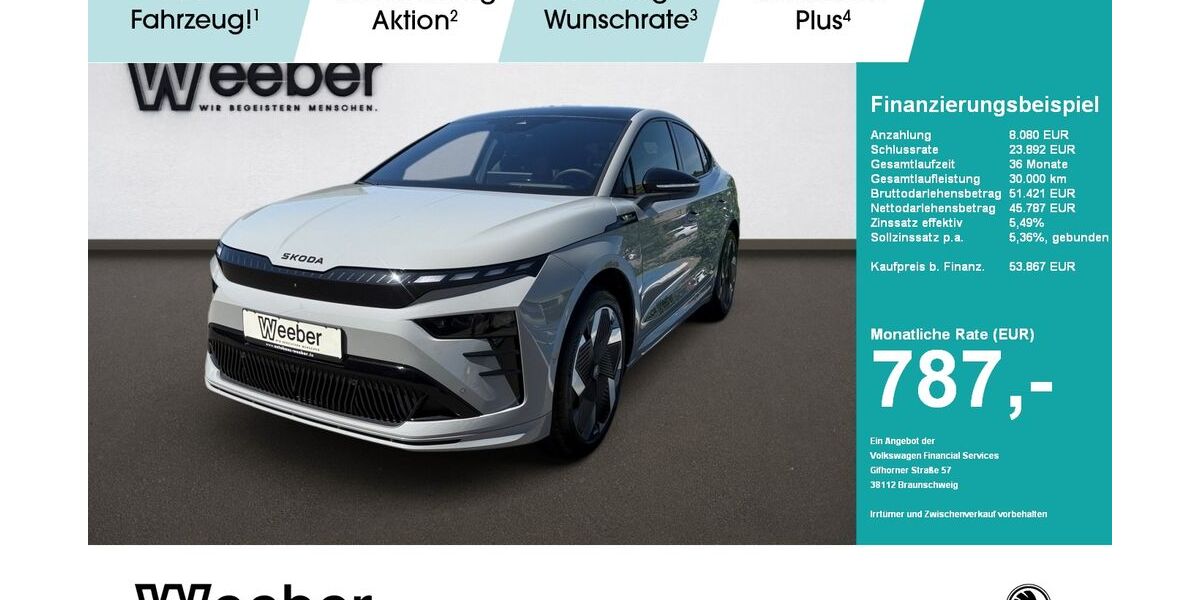 Skoda Enyaq 15.000 km 53.550 &euro; Weil der Stadt 71263
