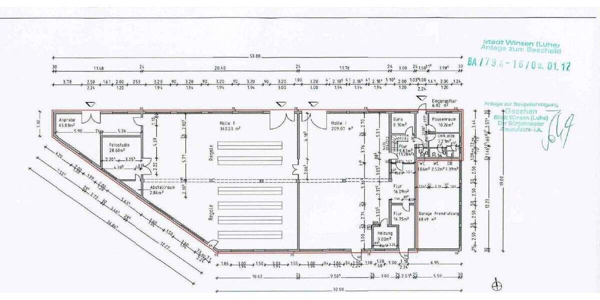 Gewerbeobjekt Winsen (Luhe) Winsen - 5.350&euro; | Angebot:25865535