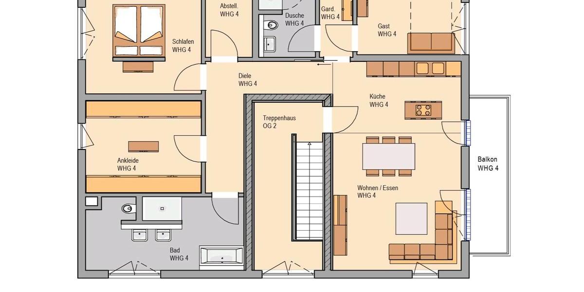 Einfamilienhaus Unna Alte Heide - 4.5 Zimmer, 133 m&sup2;, 1.799&euro; | Angebot:26238721